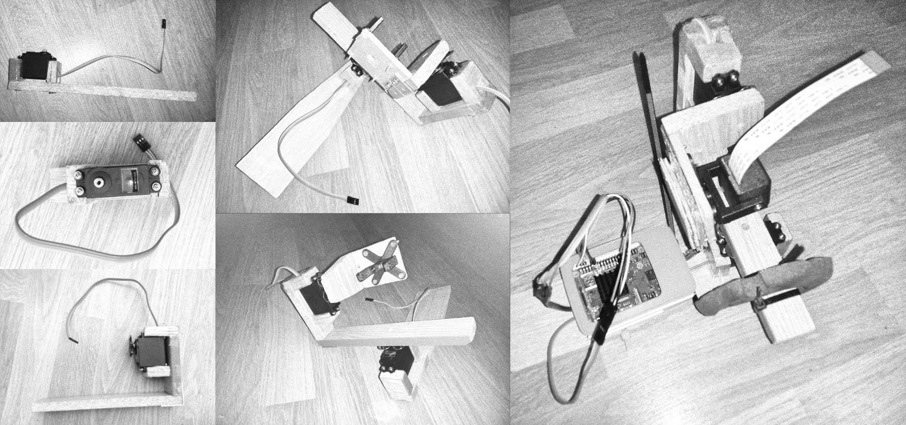Assembling the main components of the arm.